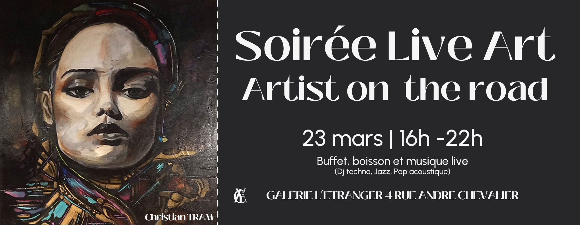Billet exposition artist on the road grenoble